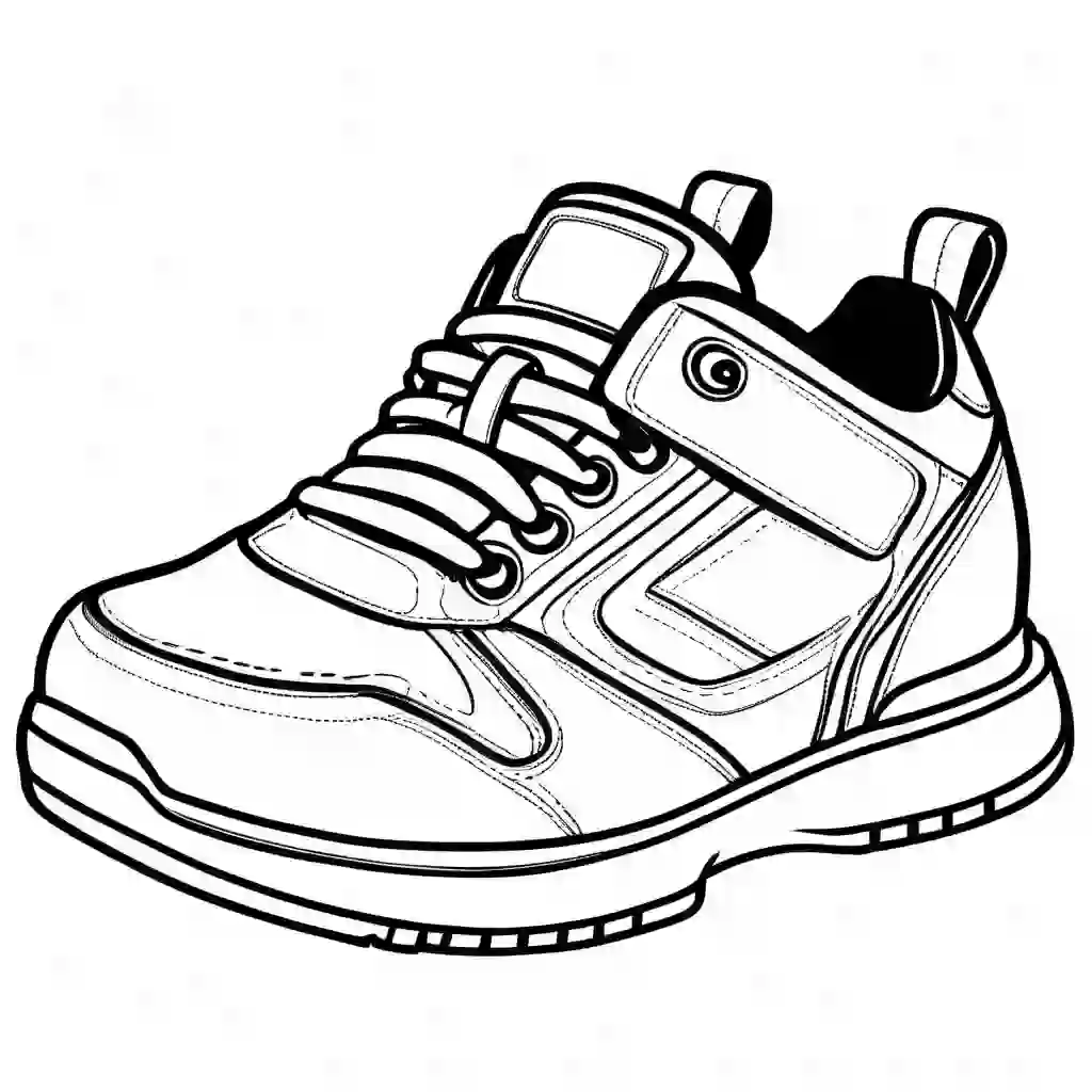 Shoes coloring pages